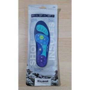 AKUSOLI Magnetic Shoe Insoles Arch Support Plantar Fasciitis L XL UNISEX NEW